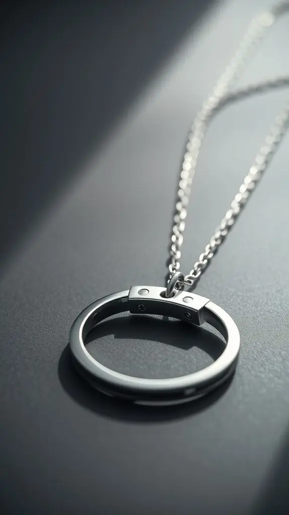 Mit Handschellen gefesselte Halskette: mutiger Trend 2026 1 collier menotté ras de cou